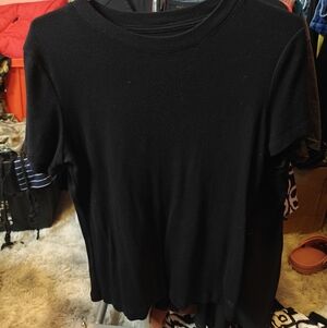 Banana Republic Black Short Sleeve Tee